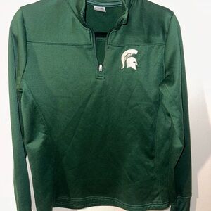Stadium Athletics Forest Green Michigan State Pullover